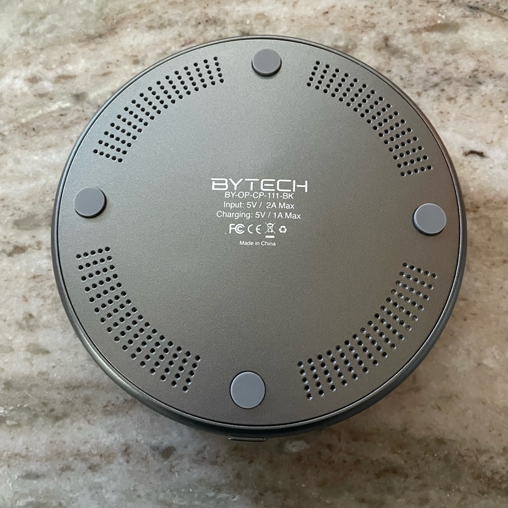 Bytech Pop Up Wireless Charging Pad with Color Changing Lights - Picture 12 of 12